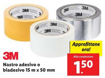 3M Nastro adesivo o biadesivo 15 m x 50 mm