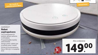 Lidl SILVERCRESTⓇ Robot aspirapolvere offerta