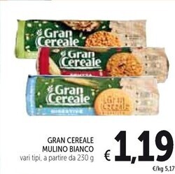 Spazio Conad Mulino bianco gran cereale offerta