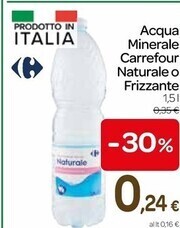 Carrefour Express Carrefour acqua minerale naturale offerta