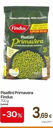Carrefour Express Findus pisellini primavra offerta