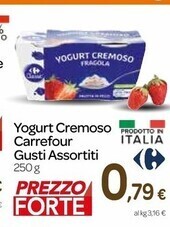 Carrefour Express Carrefour yogurt cremoso gusti offerta