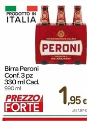 Carrefour Express Peroni birra offerta