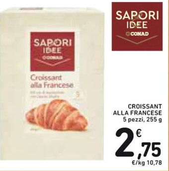 Spazio Conad CROISSANT ALLA FRANCESE 5 pezzi, 255 g offerta