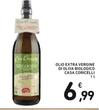 Spazio Conad OLIO EXTRA VERGINE DI OLIVA BIOLOGICO CASA CORICELLI 1 l offerta