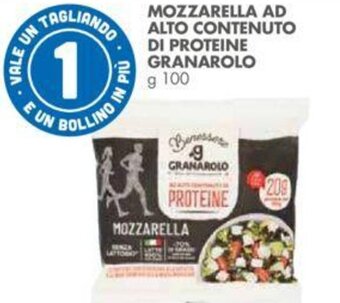 Italmark MOZZARELLA AD ALTO CONTENUTO DI PROTEINE GRANAROLO g 100 offerta