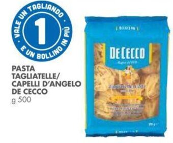 Italmark PASTA TAGLIATELLE/ CAPELLI D'ANGELO DE CECCO g 500 offerta