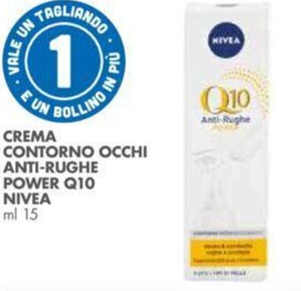 Italmark CREMA CONTORNO OCCHI ANTI-RUGHE POWER Q10 NIVEA ml 15 offerta