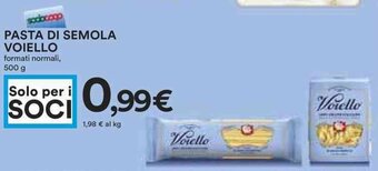 Coop PASTA DI SEMOLA VOIELLO 500 g offerta