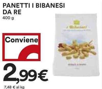 Coop PANETTI I BIBANESI DA RE 400 g offerta
