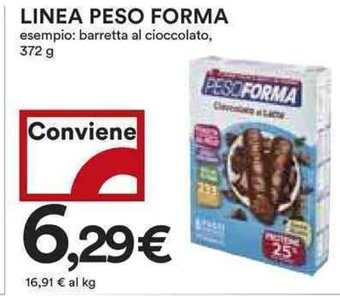 Coop LINEA PESO FORMA 372 g offerta