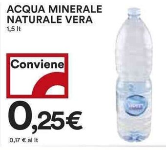 Coop ACQUA MINERALE NATURALE VERA 1,5 lt. offerta
