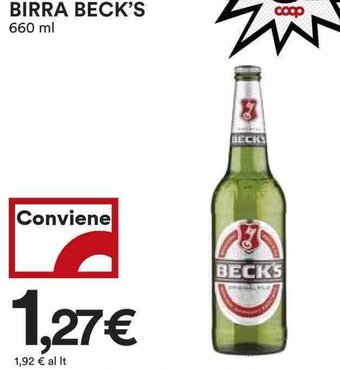 Coop BIRRA BECK'S 660 ml offerta