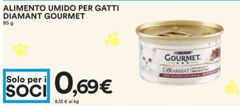 Coop ALIMENTO UMIDO PER GATTI DIAMANT GOURMET 85 g offerta