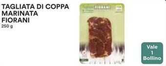 Coop TAGLIATA DI COPPA MARINATA FIORANI 250 g offerta