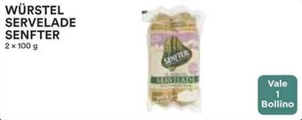 Coop WÜRSTEL SERVELADE SENFTER 2 x 100 g offerta