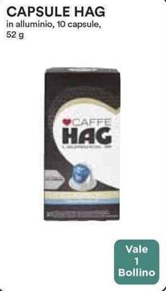 Coop CAPSULE HAG 52 g offerta