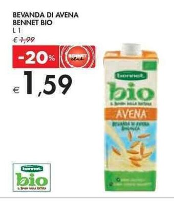 Bennet BEVANDA DI AVENA BENNET BIO L1 offerta