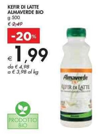 Bennet KEFIR DI LATTE ALMAVERDE BIO g 500 offerta