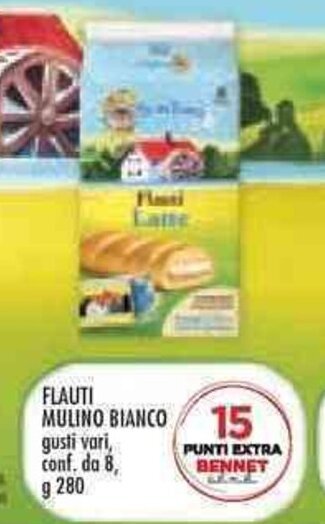 Bennet FLAUTI MULINO BIANCO g 280 offerta
