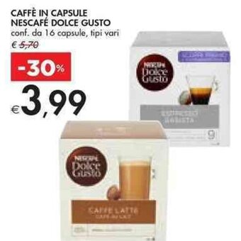Bennet CAFFÈ IN CAPSULE NESCAFÉ DOLCE GUSTO offerta