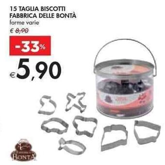 Bennet 15 TAGLIA BISCOTTI FABBRICA DELLE BONTÀ offerta