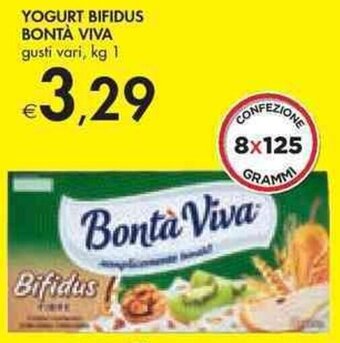 Bennet YOGURT BIFIDUS BONTÀ VIVA kg 1 offerta