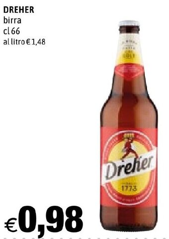 Hurrà DREHER birra cl 66 offerta