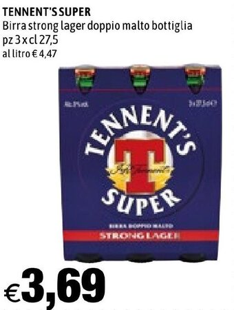 TENNENT'S SUPER Birra strong cl 27,5