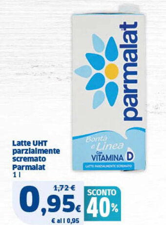 Sigma Latte UHT parzialmente scremato Parmalat 1 l offerta