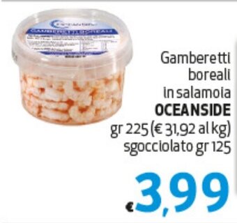 Gamberetti boreali in salamoia OCEANSIDE gr 225
