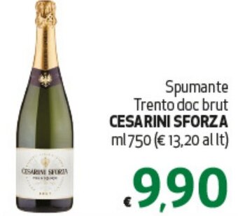Spak Supermercati Spumante Trento doc brut CESARINI SFORZA ml 750 offerta