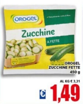 Vivo Supermercati OROGEL ZUCCHINE FETTE 450g offerta
