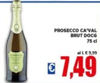 Vivo Supermercati PROSECCO CAVAL BRUT DOCG 75 CL offerta