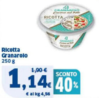 Sigma Ricotta Granarolo 250 g offerta
