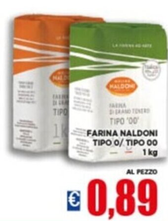 Vivo Supermercati TIPO '00 FARINA NALDONI TIPO 0/ TIPO 00 1kg offerta