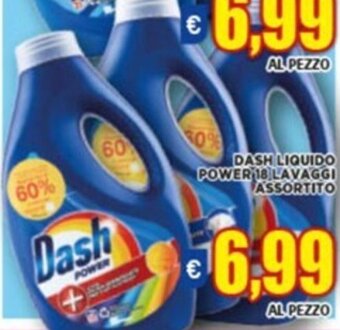 Vivo Supermercati DASH LIQUIDO POWER 18 LAVAGGI offerta