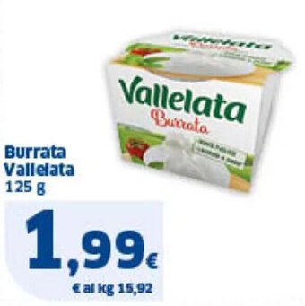 Sigma Burrata Vallelata 125 g offerta