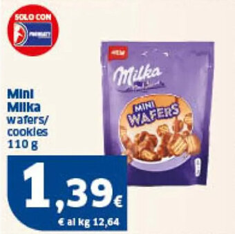 Sigma Mini Milka wafers/ cookies 110 g offerta