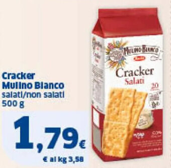 Sigma Cracker Mulino Bianco salati/non salati 500 g offerta