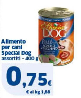 Sigma Alimento per cani Special Dog assortiti - 400 g offerta