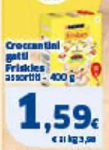 Sigma Croccantini gatti Friskies assortiti 400 g offerta