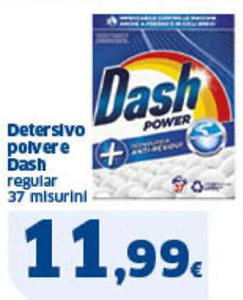 Sigma Detersivo polvere Dash regular 37 misurini offerta