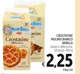 Spazio Conad Barilla crostatine mulino bianco offerta