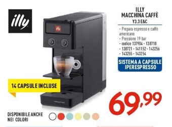 ILLY MACCHINA CAFFÈ Y3.3 E&C