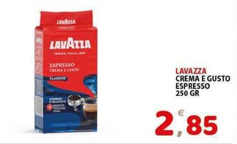 Il Centro Superstore LAVAZZA CREMA E GUSTO ESPRESSO 250 GR offerta