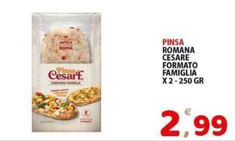 PINSA ROMANA CESARE FORMATO FAMIGLIA X 2 - 250 GR