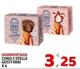 SAMMONTANA CONO 5 STELLE GUSTI VARI X6