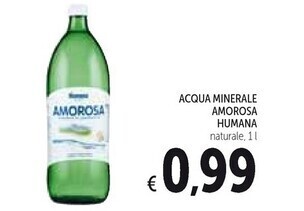 Spazio Conad Humana acqua minerale amorosa offerta