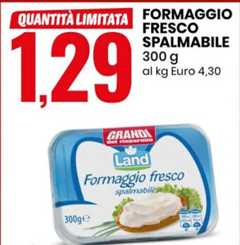 FORMAGGIO FRESCO SPALMABILE 300 g